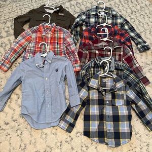 Toddler Boy 2T Collared Shirts Bundle